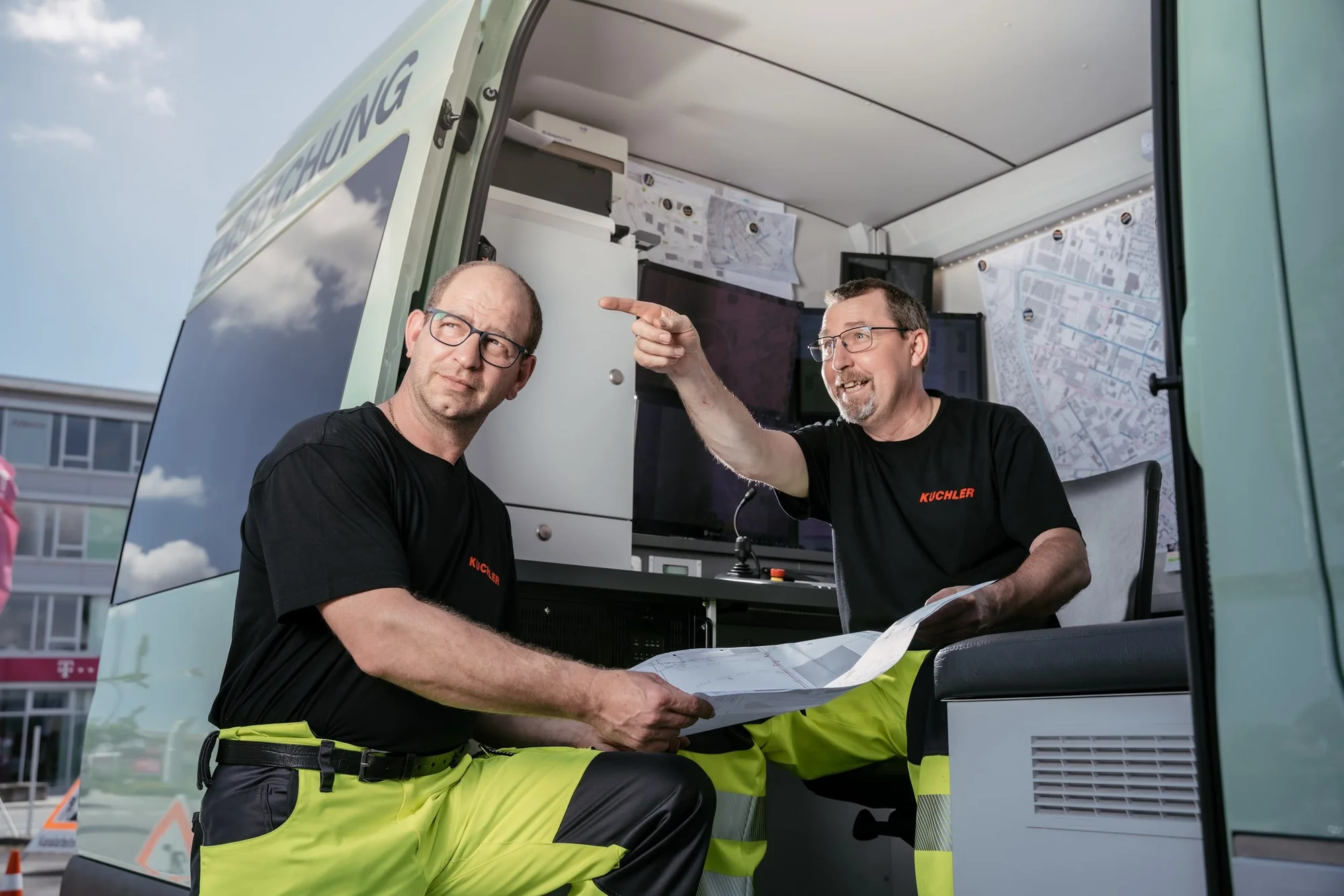 Saugarbeiten mit Saugbagger in Hennef